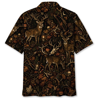 Deer Hunting Halloween Hawaiian Shirt