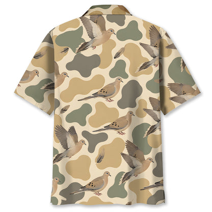 Hunting Mourning Dove Camouflage Hawaiian Shirt