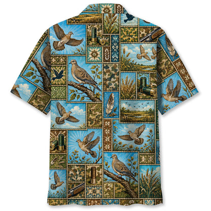 Dove Hunting Vintage Hunting Pattern Hawaiian Shirt