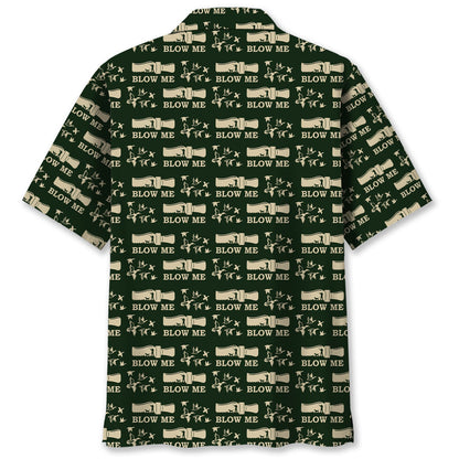 Duck Hunting Blow Me Hawaiian Shirt