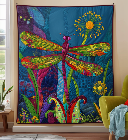 Serenity Skimmer Quilted Blanket - Throw (55" x 60")
