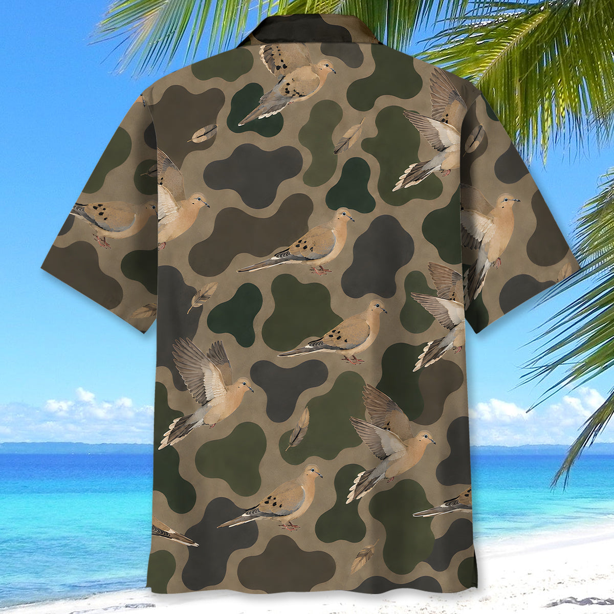 Camouflage Dove Hunting Hawaiian Shirt
