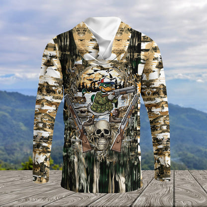 Awesome Mallard Duck Hunting Camo All Over Print Shirt