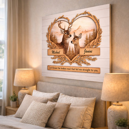 Custom Deer Gift Wall Sign
