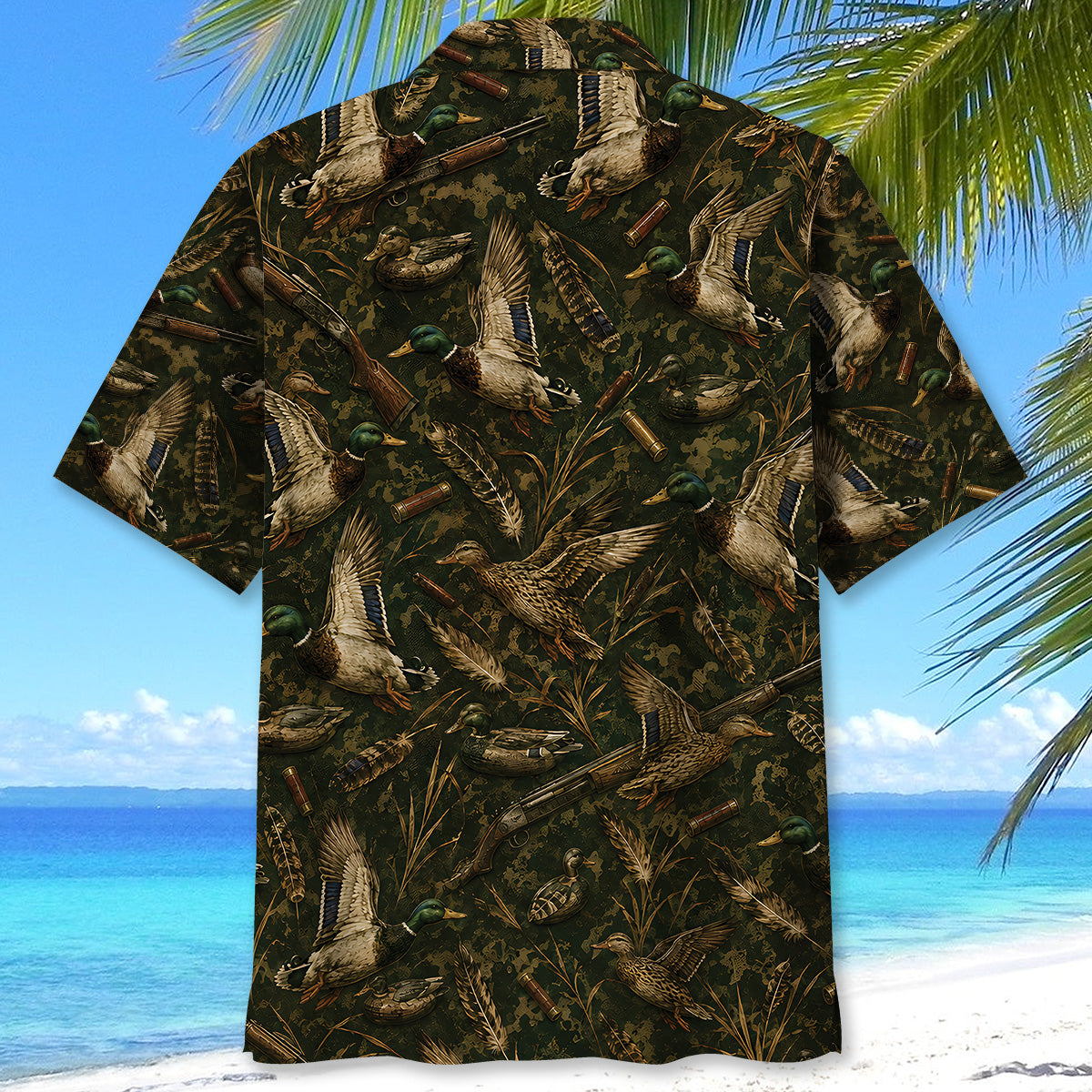 Vintage Duck Hunter Hawaiian Shirt