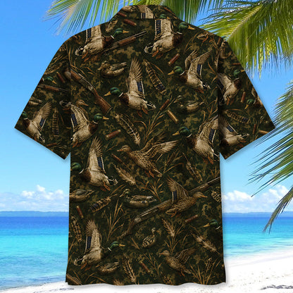Vintage Duck Hunter Hawaiian Shirt