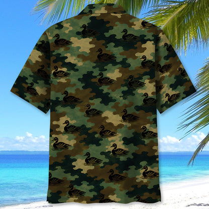 Duck Camouflage Millitary Hawaiian Shirt