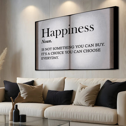 Happiness Is A Choice Wall Sign