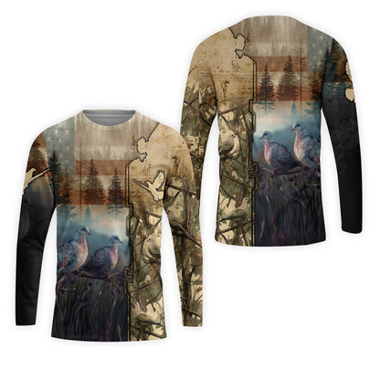 Camouflage Dove Hunting All Over Print Shirt