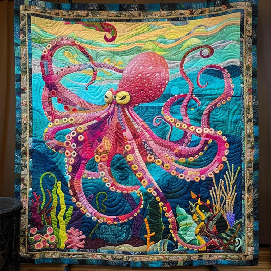 Nautical Nirvana Quilted Blanket - Throw (55" x 60")
