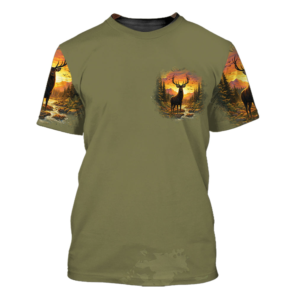 The Closer I Get To Nature The Farther I Am From Idiots All Over Print Shirt