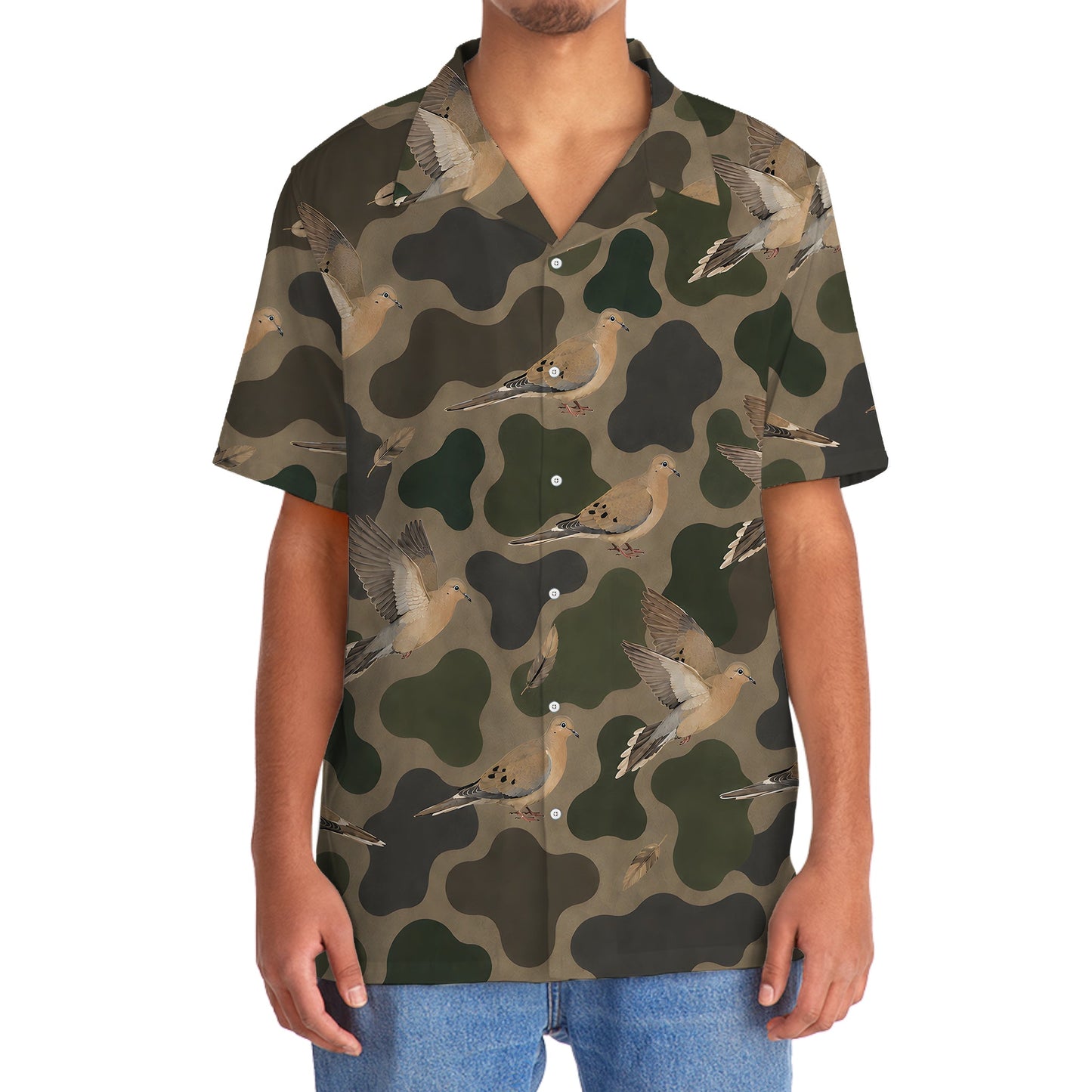 Camouflage Dove Hunting Hawaiian Shirt