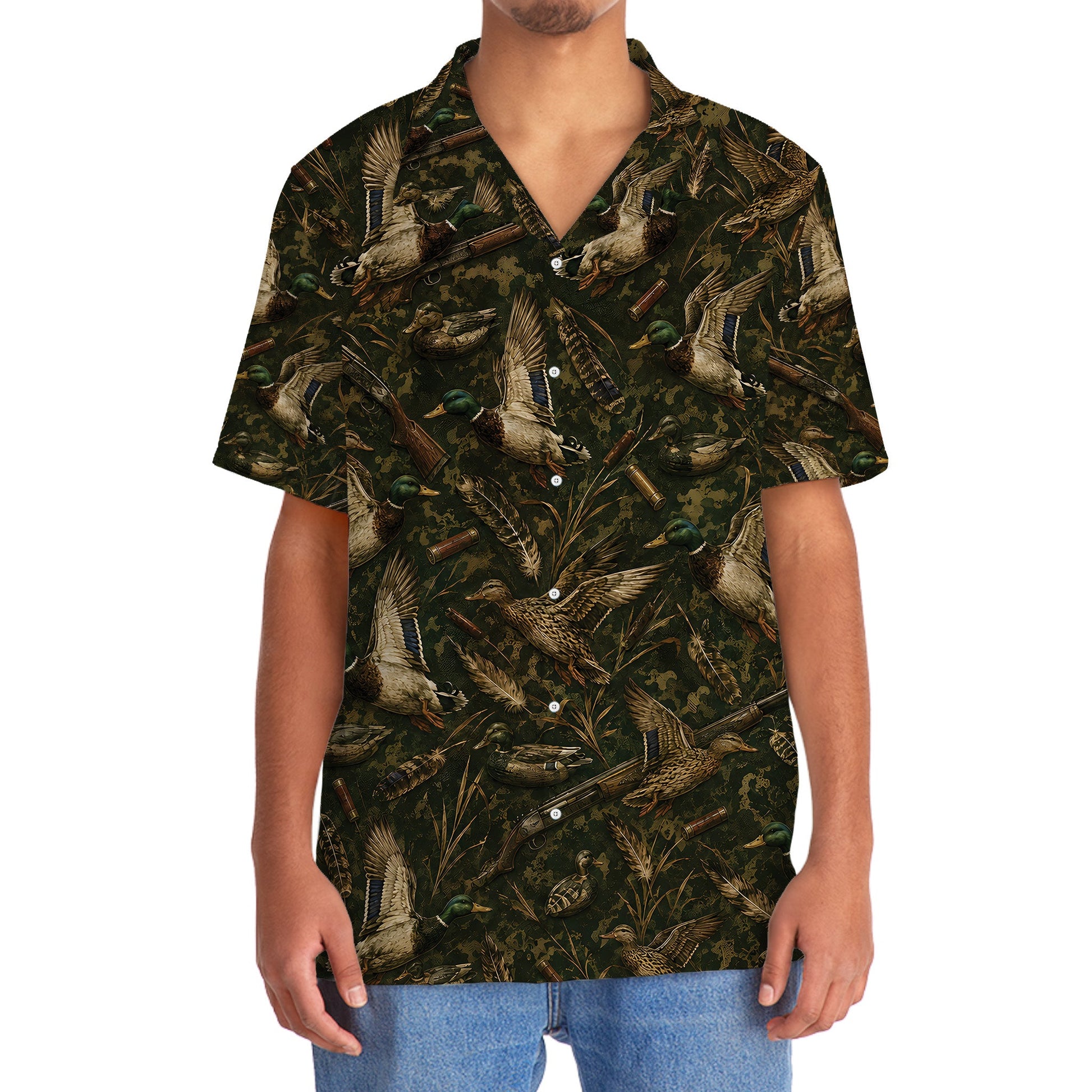 Vintage Duck Hunter Hawaiian Shirt