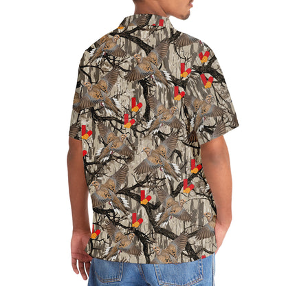 Camo Forest Dove Hunting Hawaiian Shirt