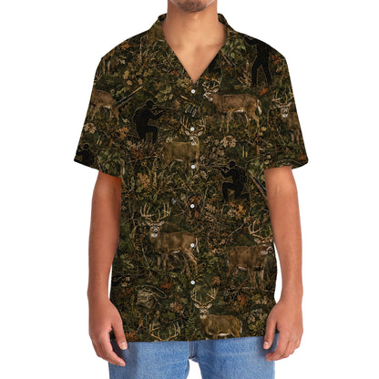 Hunt Deer Camo Hawaiian Shirt