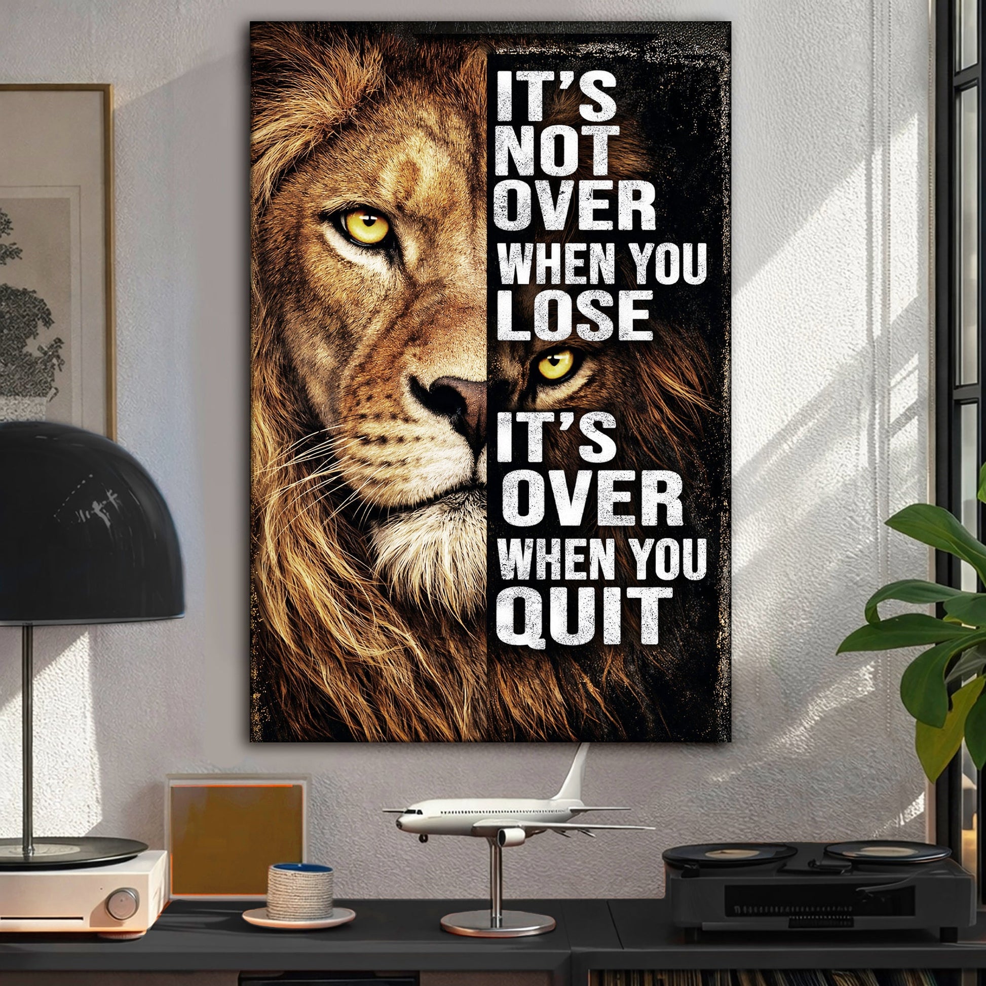 It's Not Over When You Lose Wall Art