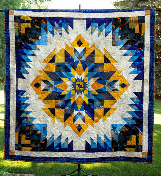 Heritage Harmony Quilted Blanket - Throw (55" x 60")