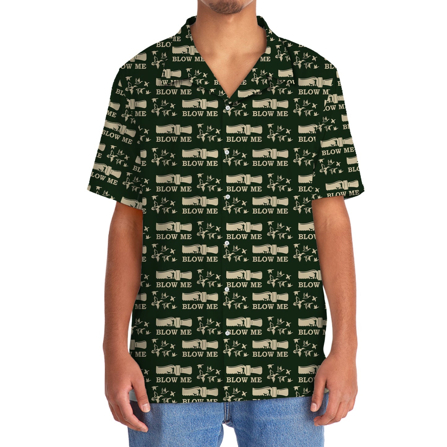 Duck Hunting Blow Me Hawaiian Shirt