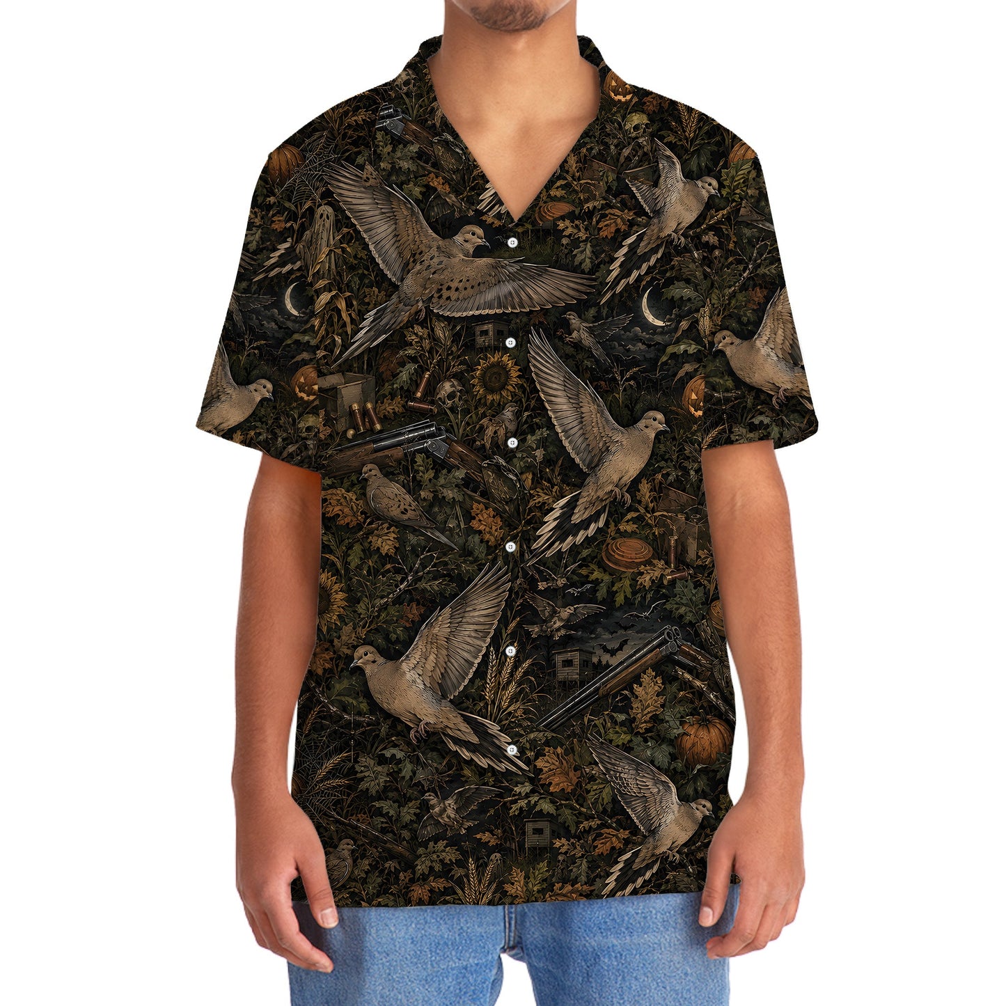 Dove Hunting Halloween Hawaiian Shirt