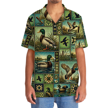 Duck Hunting Vintage Pattern Hawaiian Shirt
