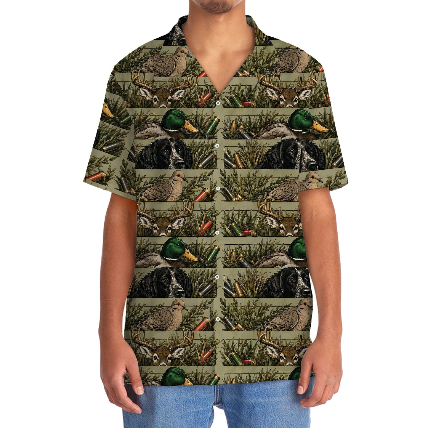 Vintage Hunting Hawaiian Shirt