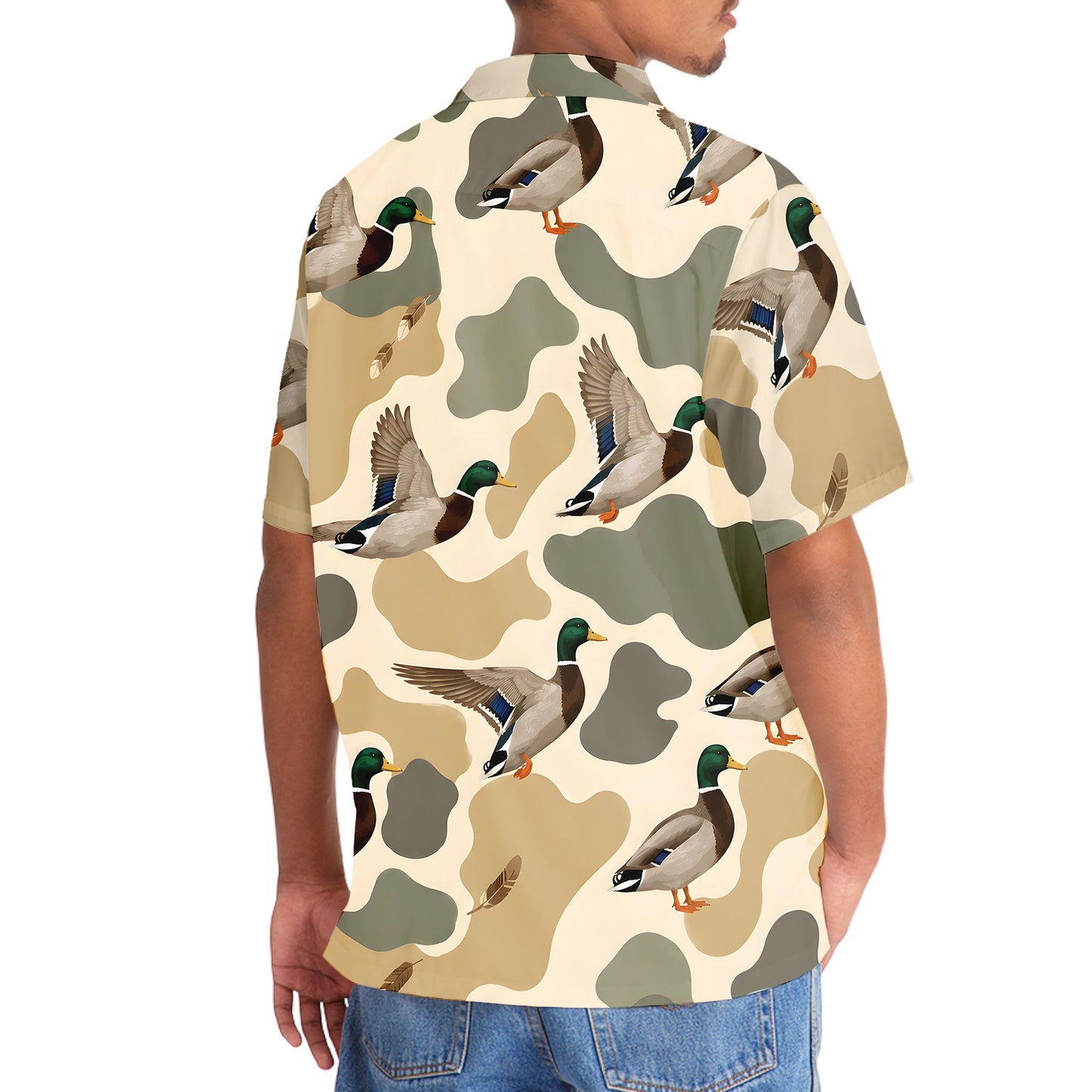 Hunting Mallard Duck Camouflage Hawaiian Shirt
