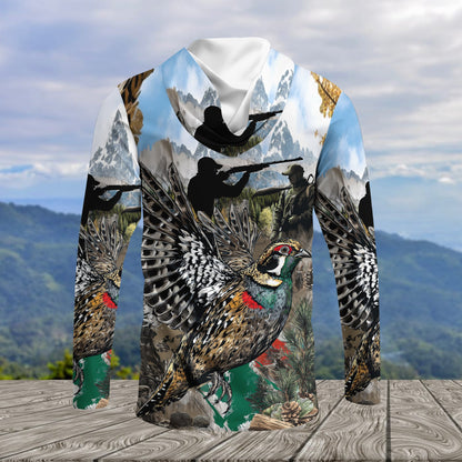 Quail And Hunter In The Wild All Over Print