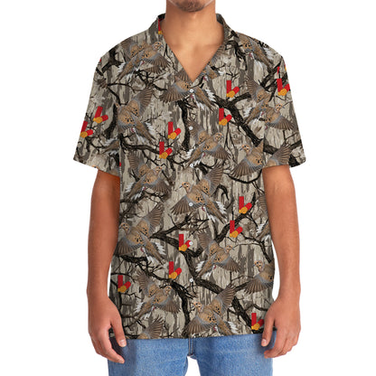 Camo Forest Dove Hunting Hawaiian Shirt