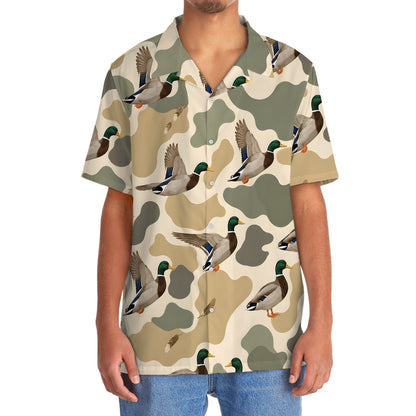 Hunting Mallard Duck Camouflage Hawaiian Shirt