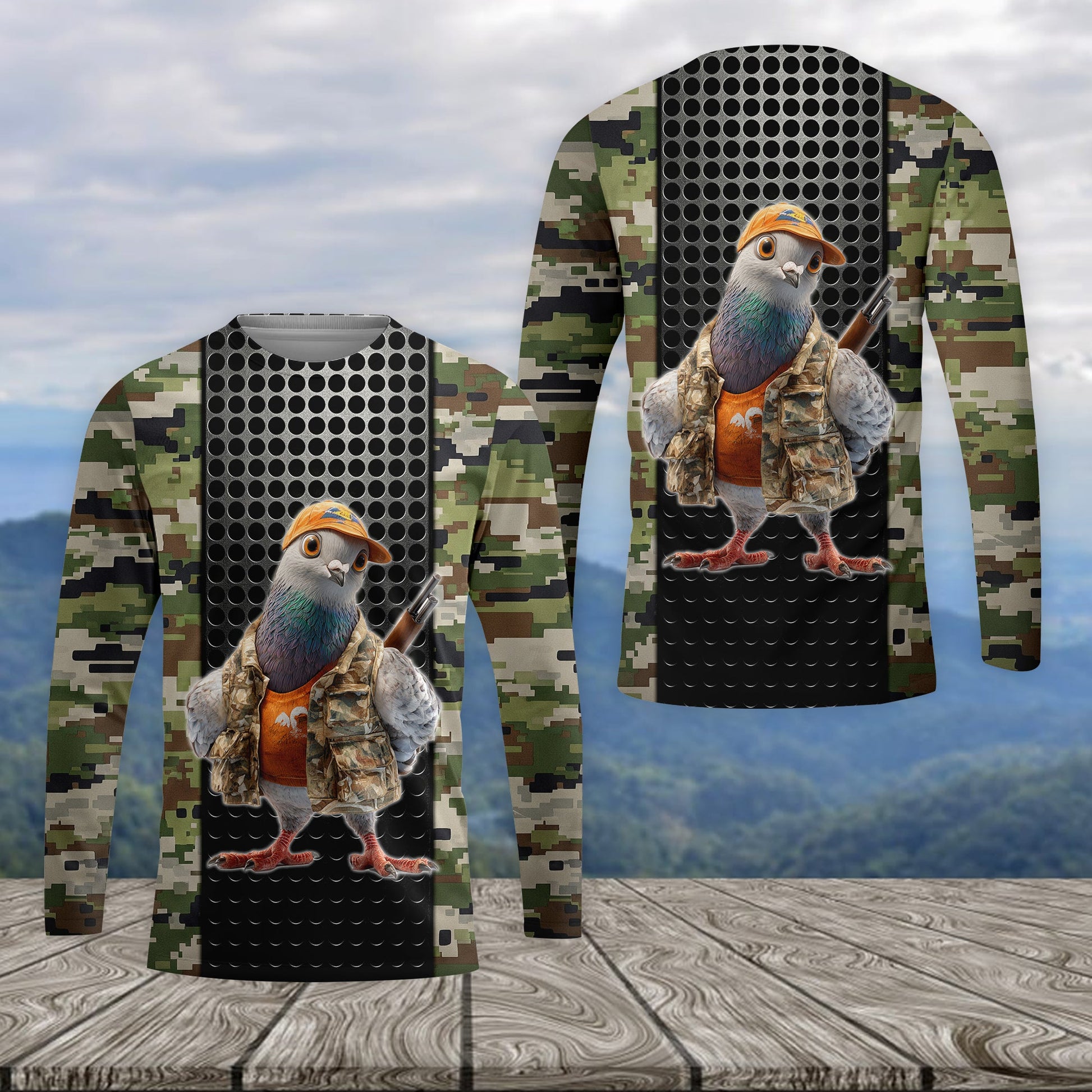 Funny Dove Hunting All Over Print Shirt