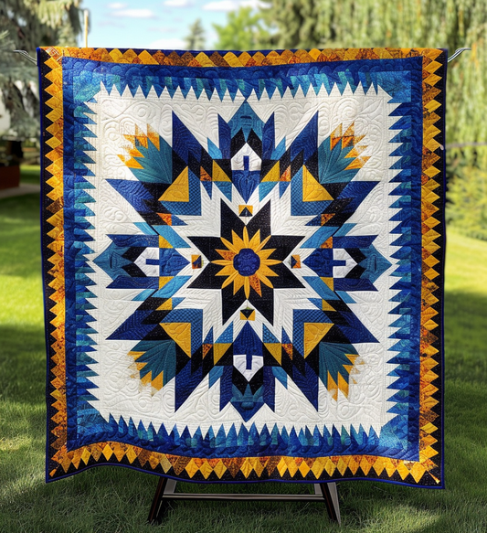 Mystic Trails Quilted Blanket - Throw (55" x 60")