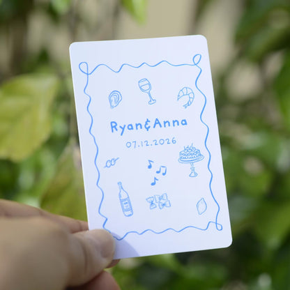 Custom Wedding Guest Book Playing Cards, Wedding Guest Book Alternative, Personalized Playing Cards, Bridal Shower Favors,...