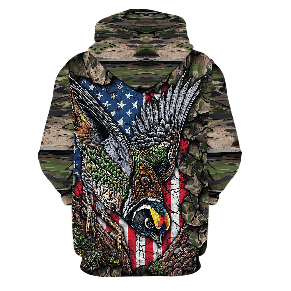 Quail Perched On The Rock All Over Print Shirt