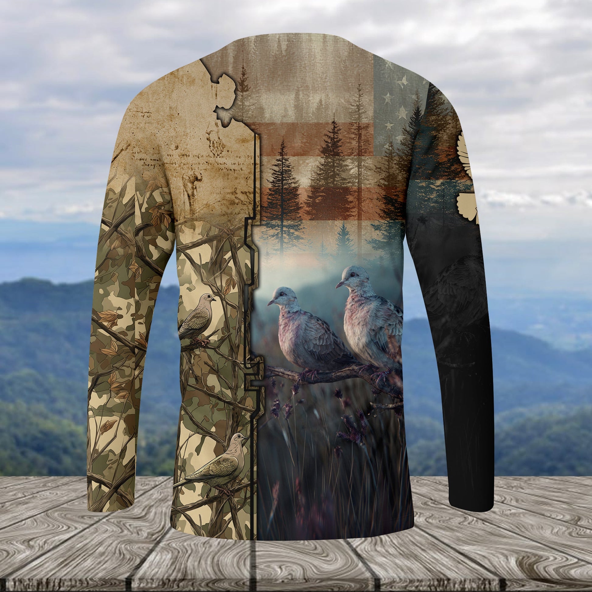 Camouflage Dove Hunting All Over Print Shirt