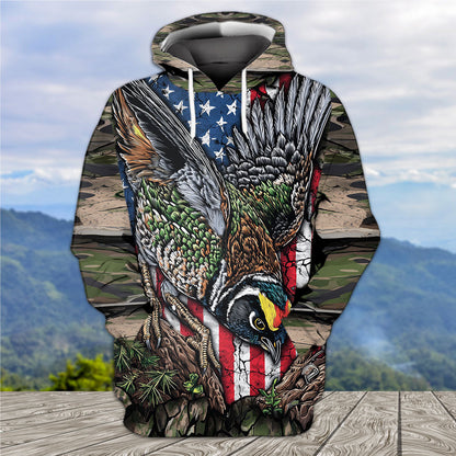 Quail Perched On The Rock All Over Print Shirt