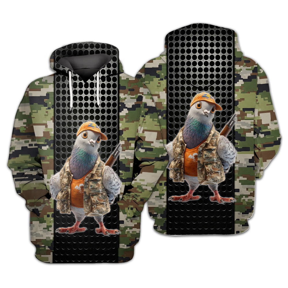 Funny Dove Hunting All Over Print Shirt