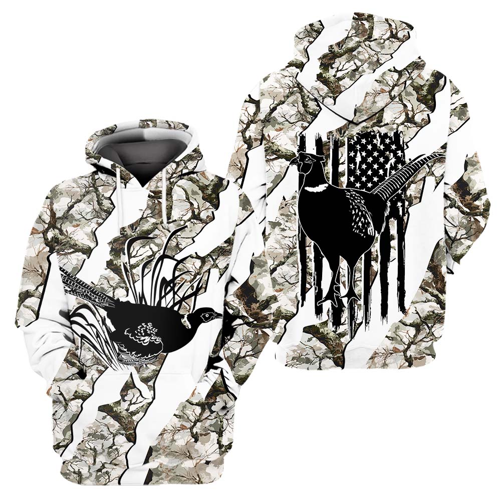 America Pheasant Hunting Camo All Over Print Shirt