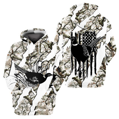 America Pheasant Hunting Camo All Over Print Shirt