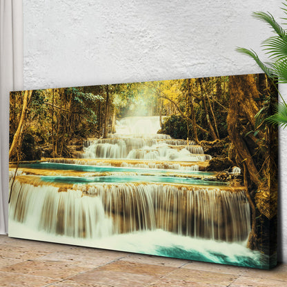 Free Mountain Waterfall Canvas Wall Art