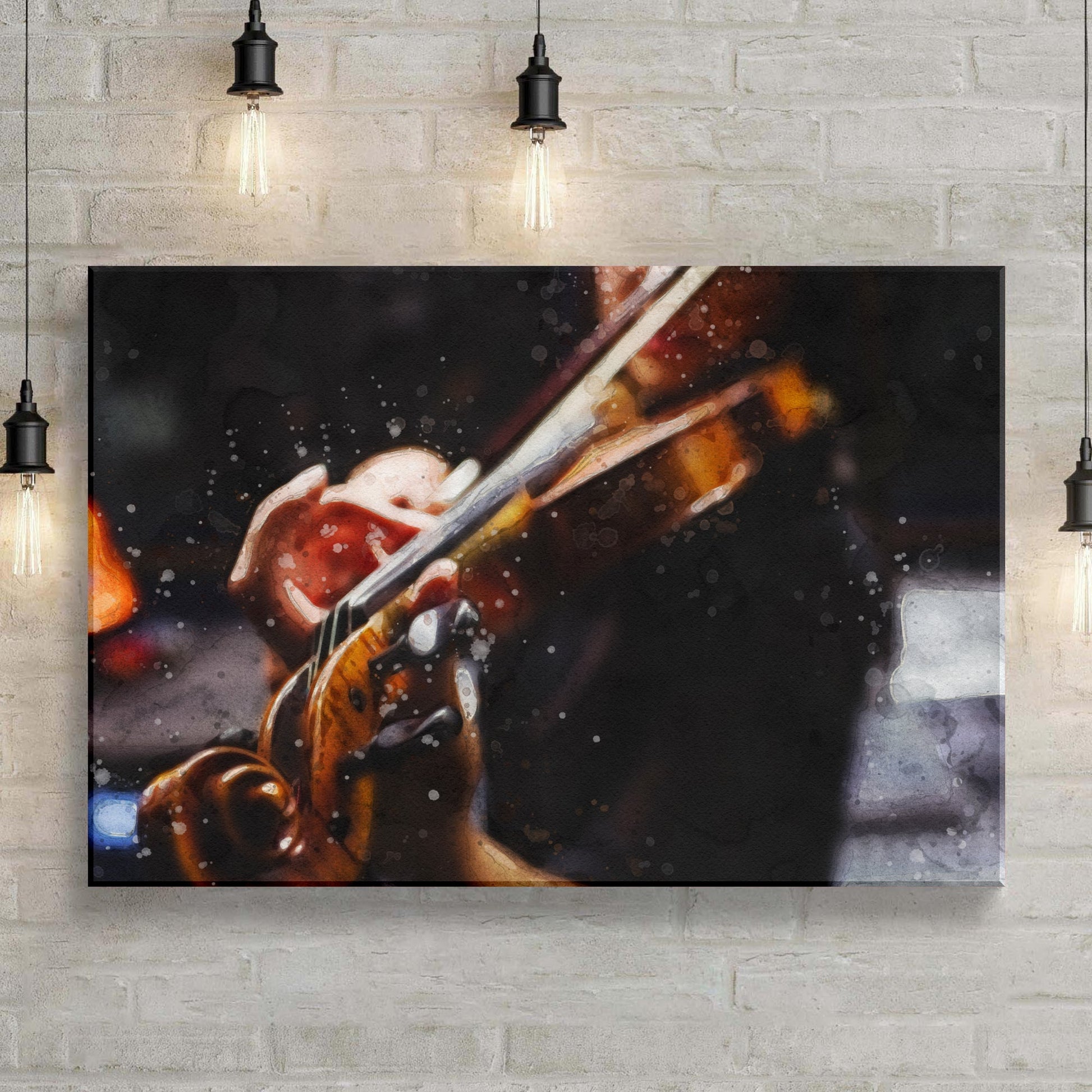 Music Genres Classical Watercolor Canvas Wall Art