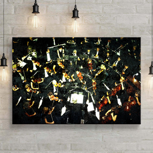 Music Genres Classical Grunge Canvas Wall Art