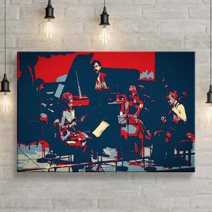 Music Genres Classical Pop Art Canvas Wall Art