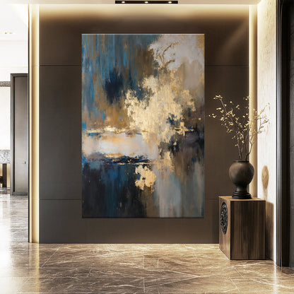 Warm Metallic Modern Wall Art II