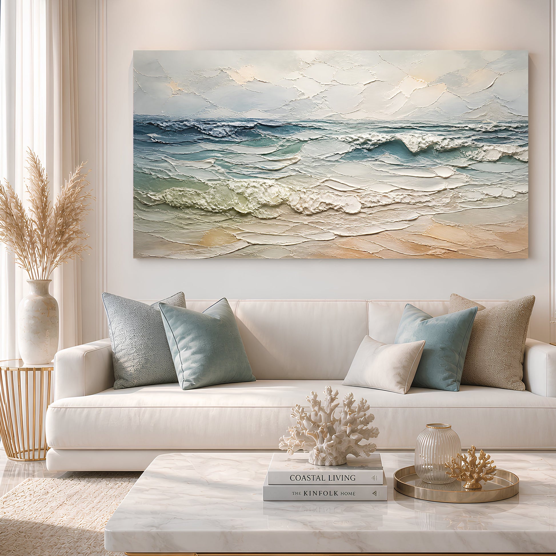 Serene Horizon Waves