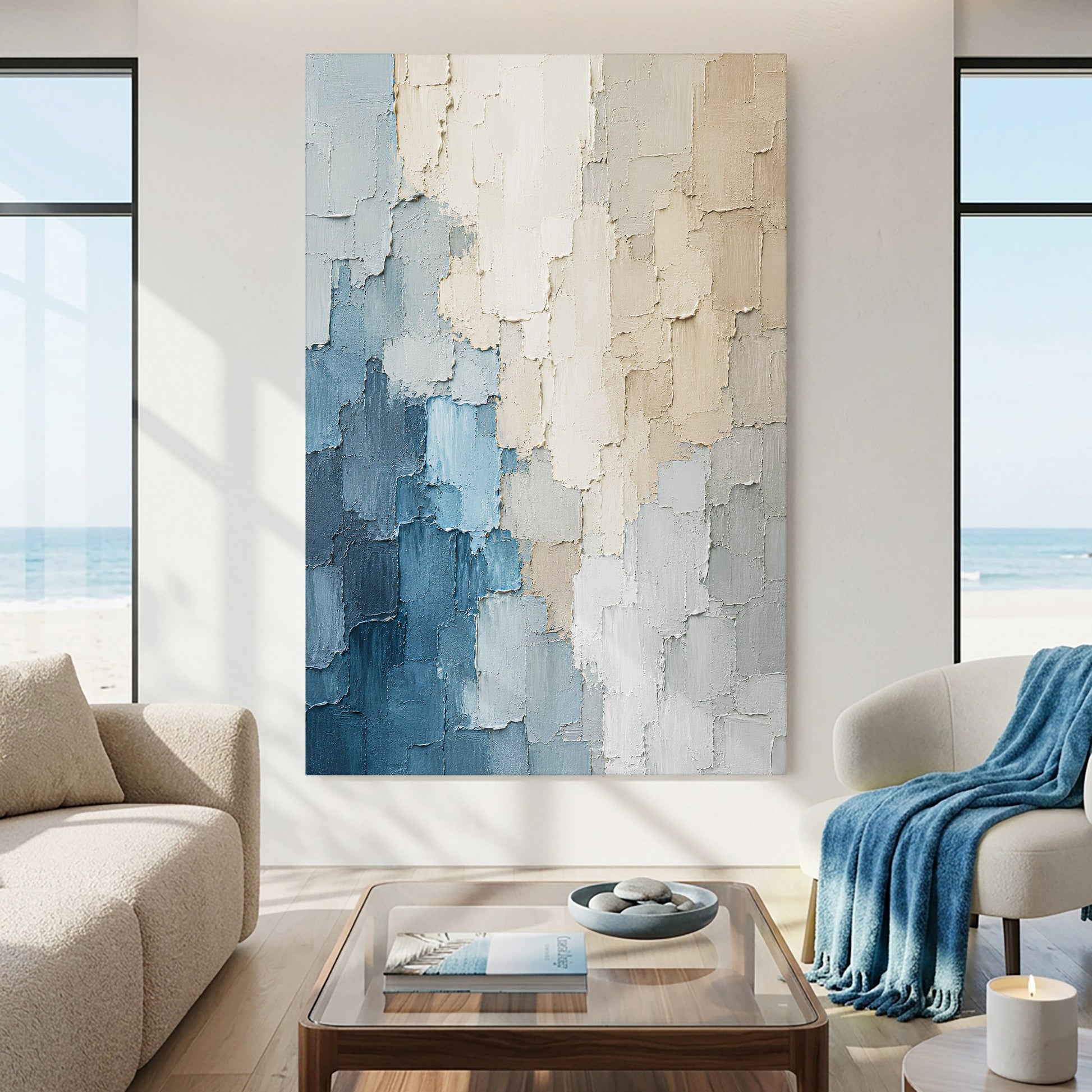 Serene Blue - canvas