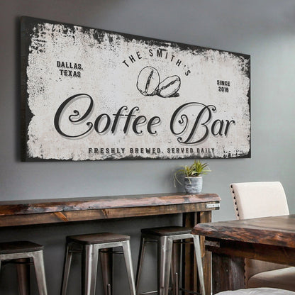 Coffee Bar Sign IV