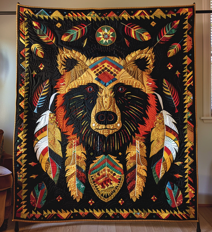 Throw (55'' x 60'') /Bear Radiance Quilted Blanket