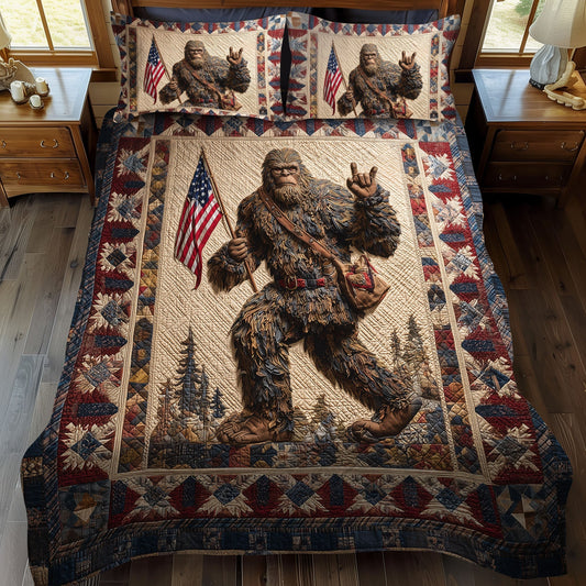 Bigfoot Independence 3-Piece Quilted Bedding Set - Single (59" x 70")