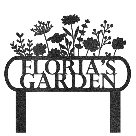Custom Garden Name Steel Wall Decor 4