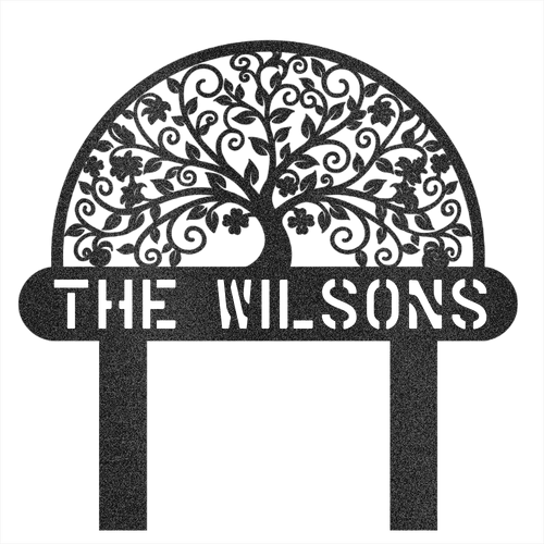 Custom Garden Name Steel Wall Decor 5